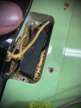 Load image into Gallery viewer, Surf Green Over Candy Apple Red Fender American Vintage '57 Reissue Precision Bass 1986-'89