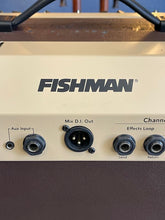 Load image into Gallery viewer, Fishman PRO-LBX-600 Loudbox Artist 2-Channel 120-Watt 1x8" Acoustic Guitar Amp 2019 - 2020 - Brown