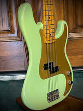 Load image into Gallery viewer, Surf Green Over Candy Apple Red Fender American Vintage '57 Reissue Precision Bass 1986-'89