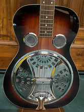 Load image into Gallery viewer, Gold Tone PBS Paul Beard Signature Square Neck Resonator Two Tone Tobacco (VIDEO DEMO)