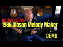 Load and play video in Gallery viewer, V RARE Gibson Melody Maker D with Vibrola 1965/1966 Pelham Blue (Video Demo) Ultra Light Weight!!