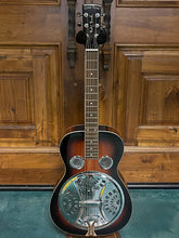 Load image into Gallery viewer, Gold Tone PBS Paul Beard Signature Square Neck Resonator Two Tone Tobacco (VIDEO DEMO)