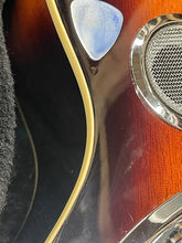 Load image into Gallery viewer, Gold Tone PBS Paul Beard Signature Square Neck Resonator Two Tone Tobacco (VIDEO DEMO)