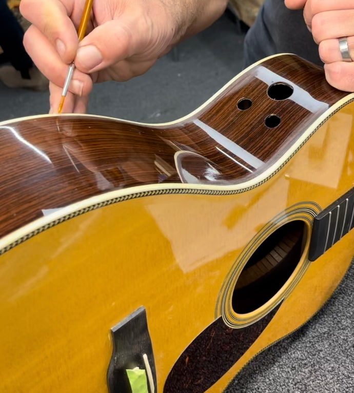 Martin Binding Repair in waist location