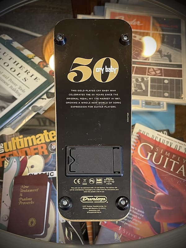 Dunlop GCB95G 50th Anniversary Cry Baby Wah 2017 - 2019 - Gold