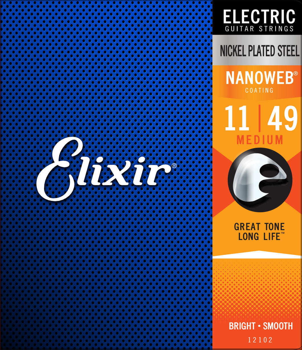 Elixir NanoWeb Electric strings 11-49 Nickle Plated Steel