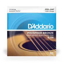 Load image into Gallery viewer, EJ38 Acoustic Phosphor Bronze Lite 12-string

