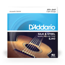 Load image into Gallery viewer, D&#39;Addario EJ40 Silk and Steel Light Gauge 11-47
