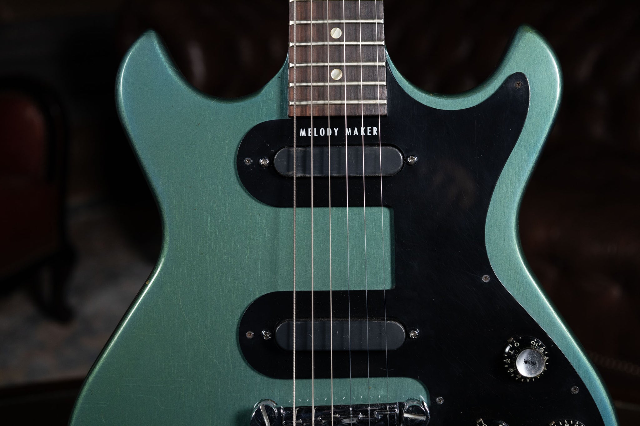 V RARE Gibson Melody Maker D with Vibrola 1965/1966 Pelham Blue (Video