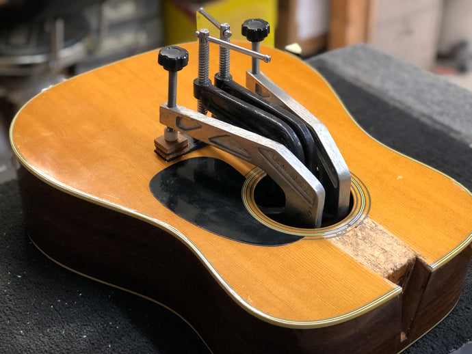 Acoustic Guitar Bridge Reglue