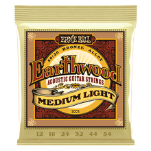 Load image into Gallery viewer, Ernie Ball Earthwood 80/20 Bronze Medium Light Acoustic 12-54
