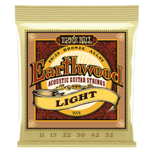 Load image into Gallery viewer, Ernie Ball Earthwood 80/20 Bronze Light Acoustic 11-52
