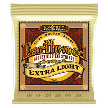 Load image into Gallery viewer, Ernie Ball Earthwood 80/20 Bronze Ex Lt Acoustic Strings 10-50
