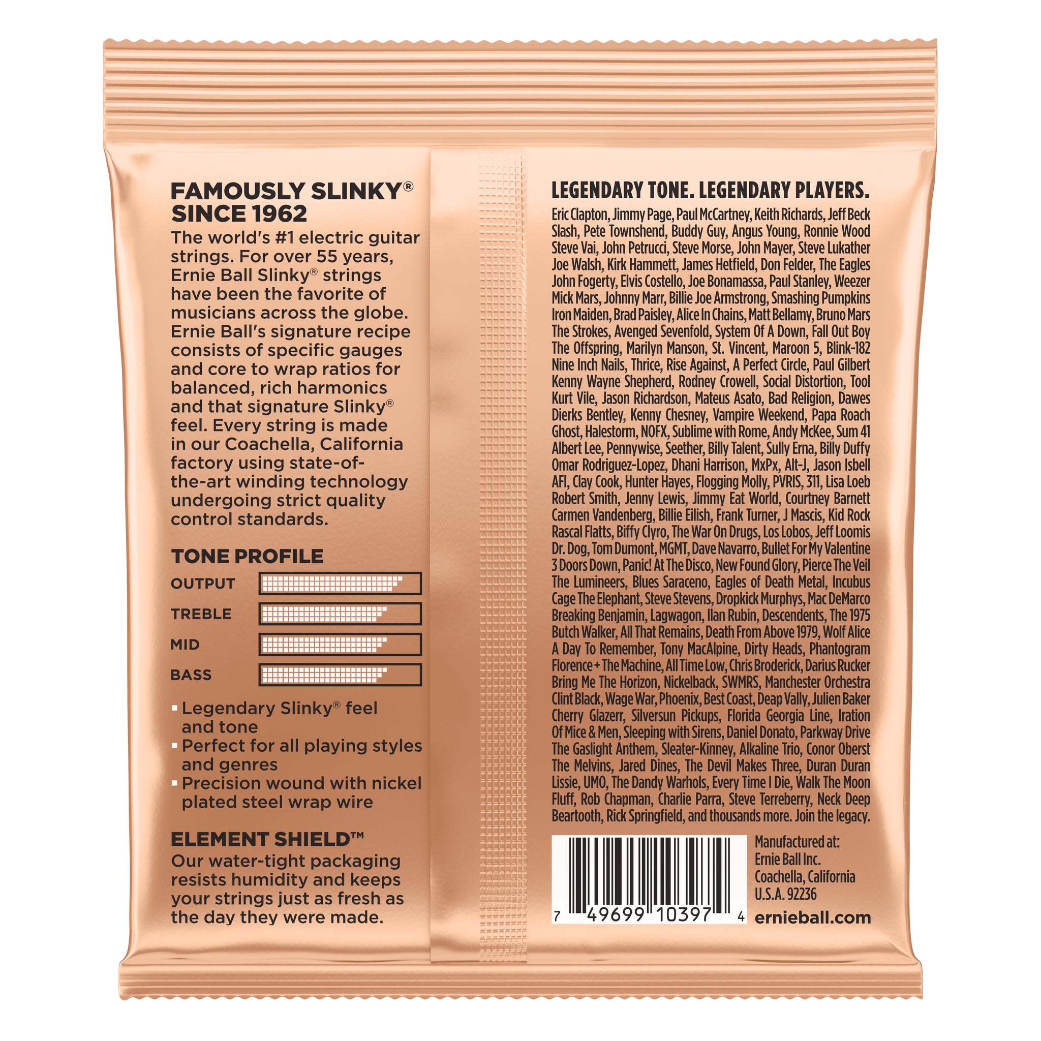 Ernie Ball Turbo Slinky Electric 9.5 46