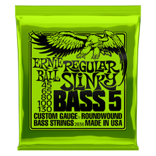 Load image into Gallery viewer, Ernie Ball Regular Slinky 5 string Bass 45-130
