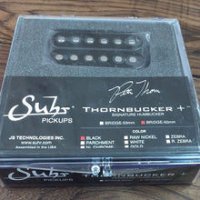 Load image into Gallery viewer, Suhr Thornbucker Bridge Pete Thorn Signature 50mm Spacing Neck Humbucker Pickup
