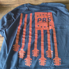 Load image into Gallery viewer, Paul Reed Smith ACC-123089 Medium  Navy Blue Flag T-shirt
