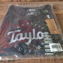 Load image into Gallery viewer, Taylor  #5052 Ladies XL Short Sleeve  Black W/White Font
