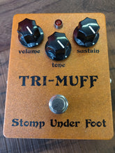 Load image into Gallery viewer, Stomp Under Foot Tri-Muff 1972 v6 - Original Big Box Model 2010&#39;s Burnt Orange
