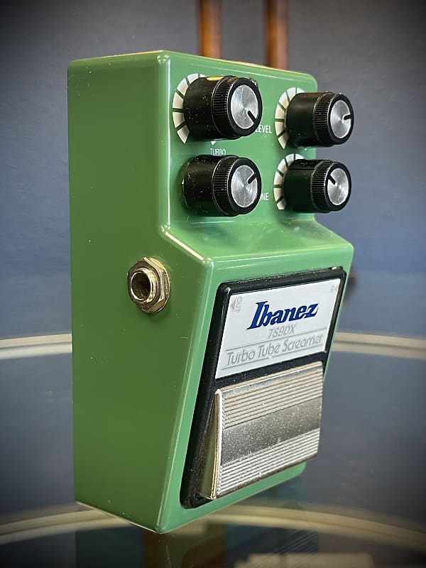 ibanez ts9 tube screamer effects pedal Ibanez TS9DX Turbo Tube Screamer Overdrive Pedal, 4-Mode Guitar Effects Pedal, Analog Overdrive, Green, Model TS9DX, 9V Powered