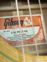 Load image into Gallery viewer, Gibson J-50 Deluxe 1973-1975 (VIDEO DEMO) OHSC
