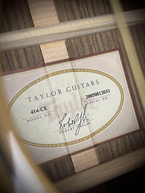 最終値下げ＆再掲載】Taylor 414ce 2005年製