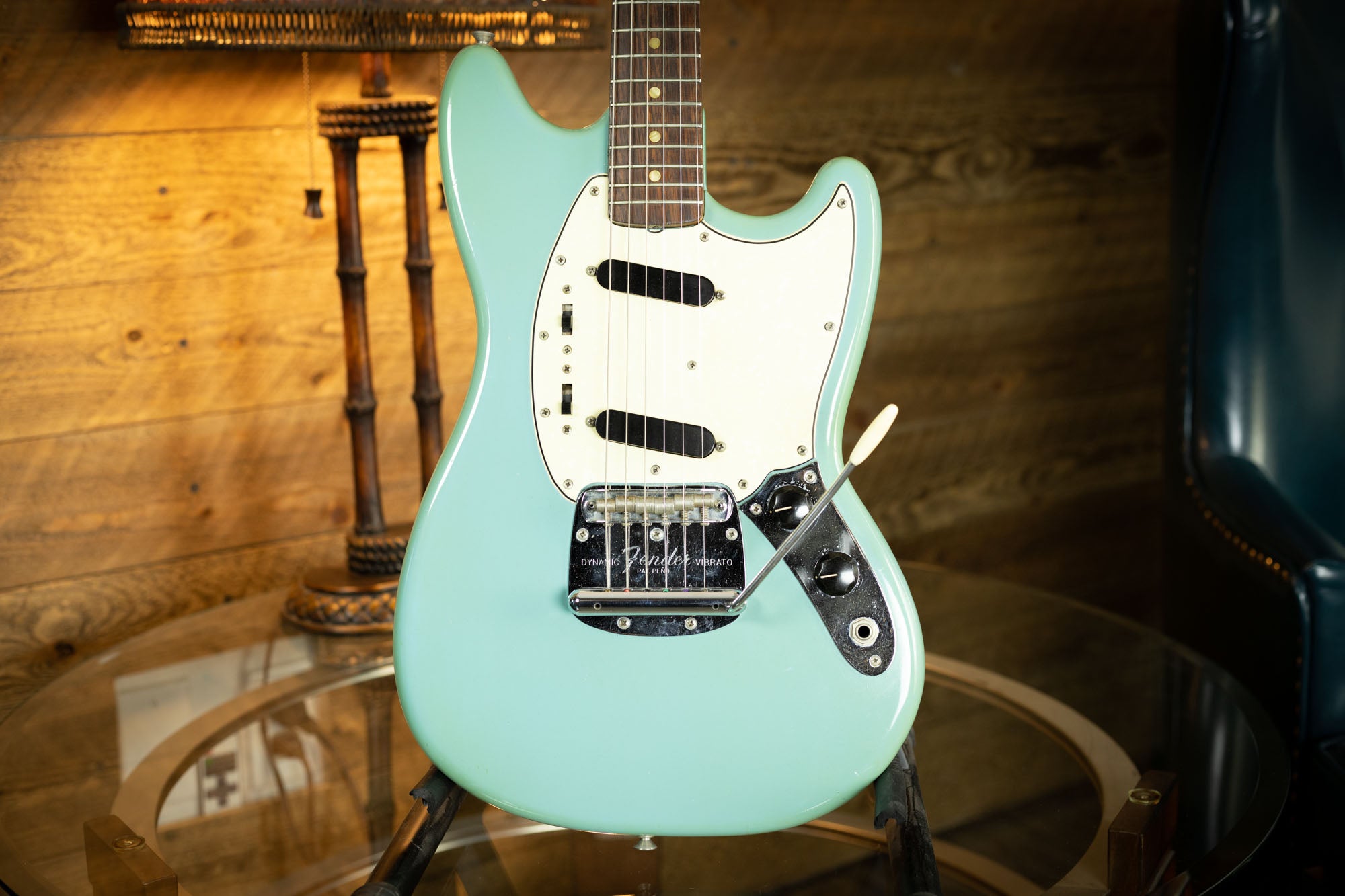 Fender Mustang Guitar with Rosewood Fretboard 1966 Daphne Blue