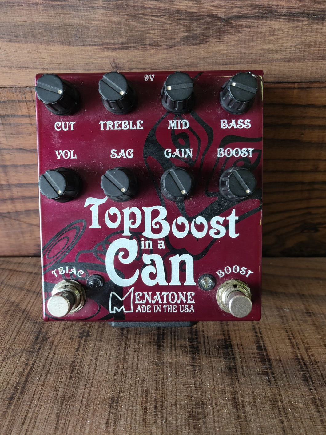 Menatone Top Boost in a Can - Rare 8 Button! 2006 Purple