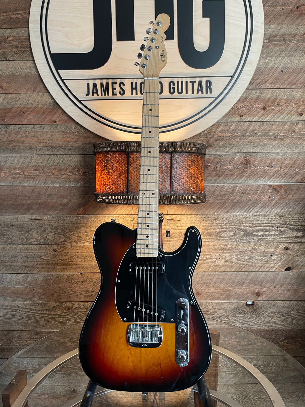 G&L USA ASAT Special 3-Tone Sunburst w/ Maple Fretboard, Black Pickguard 2016