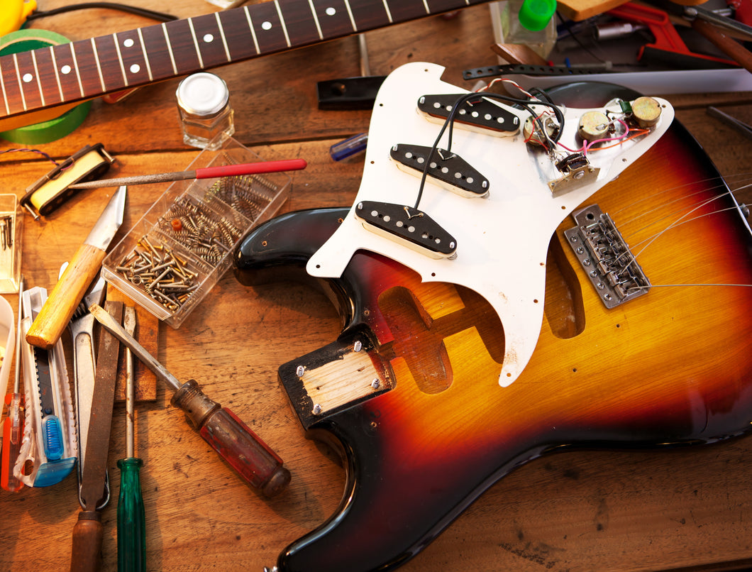 Pickup swap stratocaster guitar