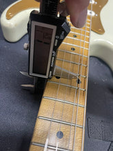 Load image into Gallery viewer, FREAKIN! Danocaster Strat 2014 Nicotine White with Anodized Gold Pickguard V-Neck (Video Demo)
