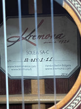 Load image into Gallery viewer, Kremona Solea Classical Guitar Natural
