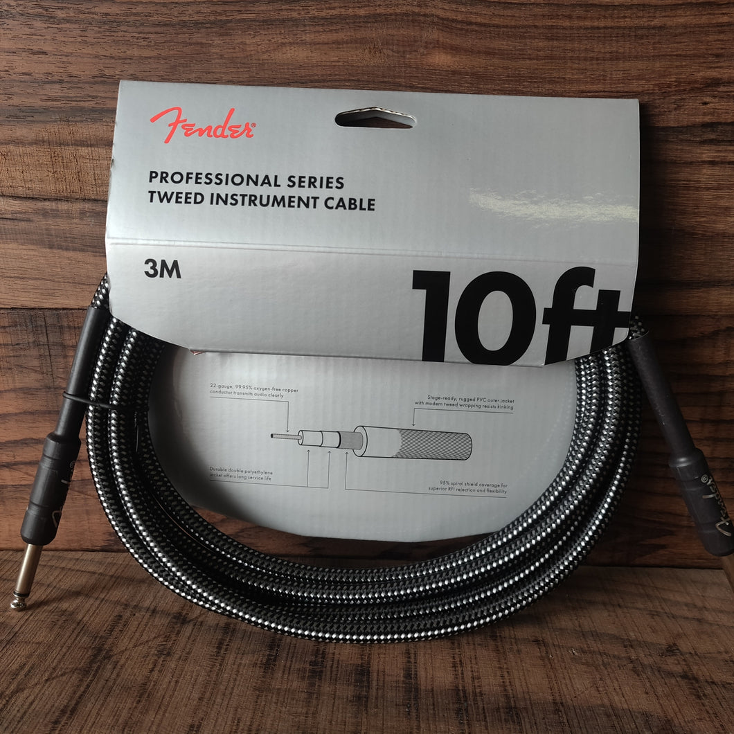 Fender Professional Series Straight / Straight TS Instrument Cable - 10'
