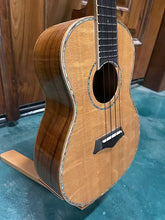 Load image into Gallery viewer, 2005 Koa Works Tenor Ukulele Spruce &amp; Hawaiian Koa Natural (Video Demo)
