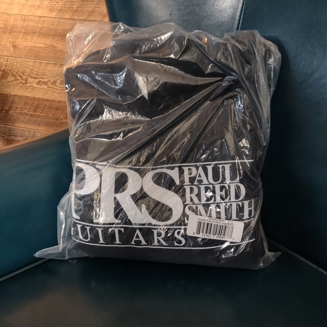 Paul Reed Smith Hoodie  Black W/White Block Logo (2XL)