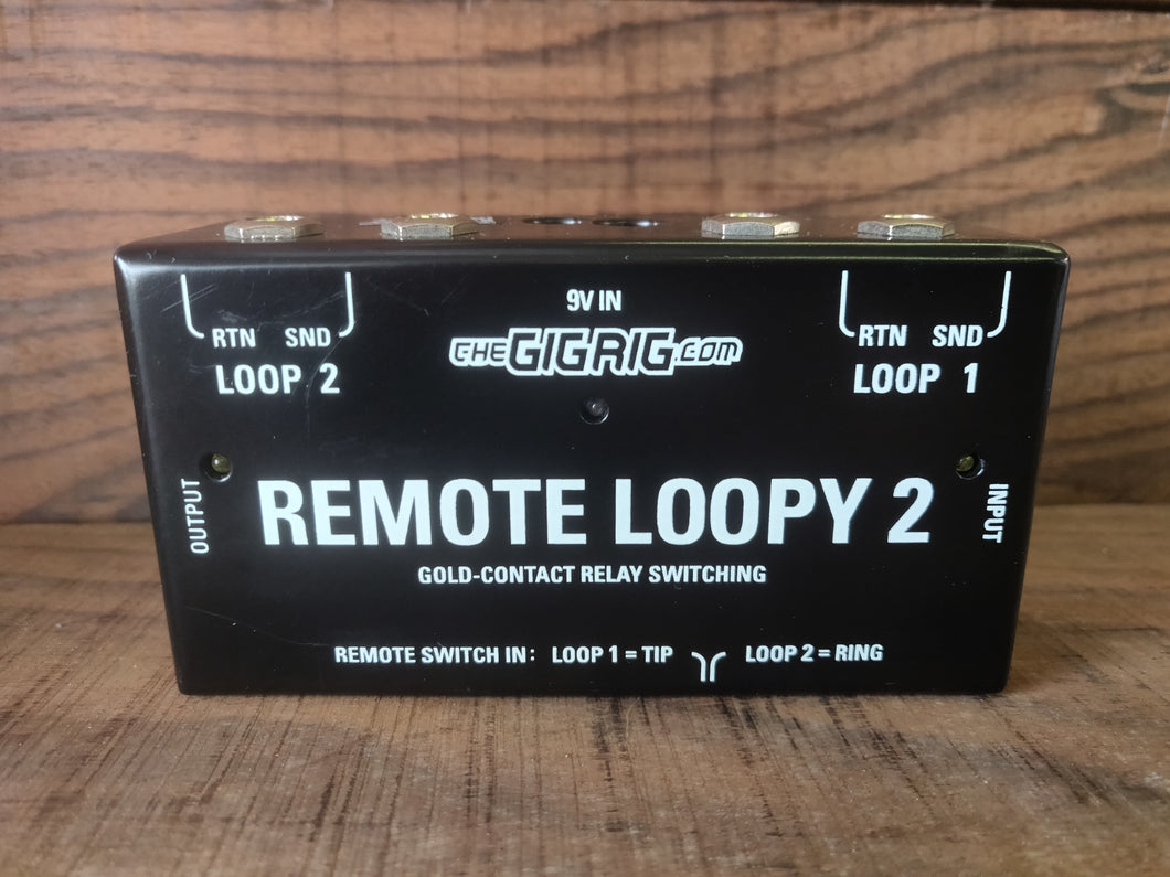 Gig Rig  Remote Loopy 2  (w/9v adapter)  Black