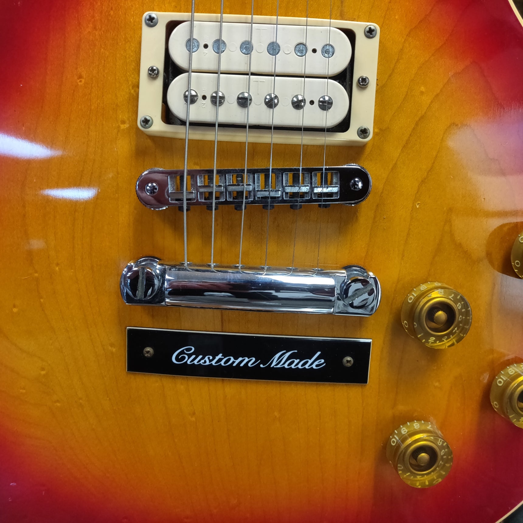 Very Rare Gibson Les Paul Custom Kalamazoo K.M.1979 Cherry Sunburst Fi