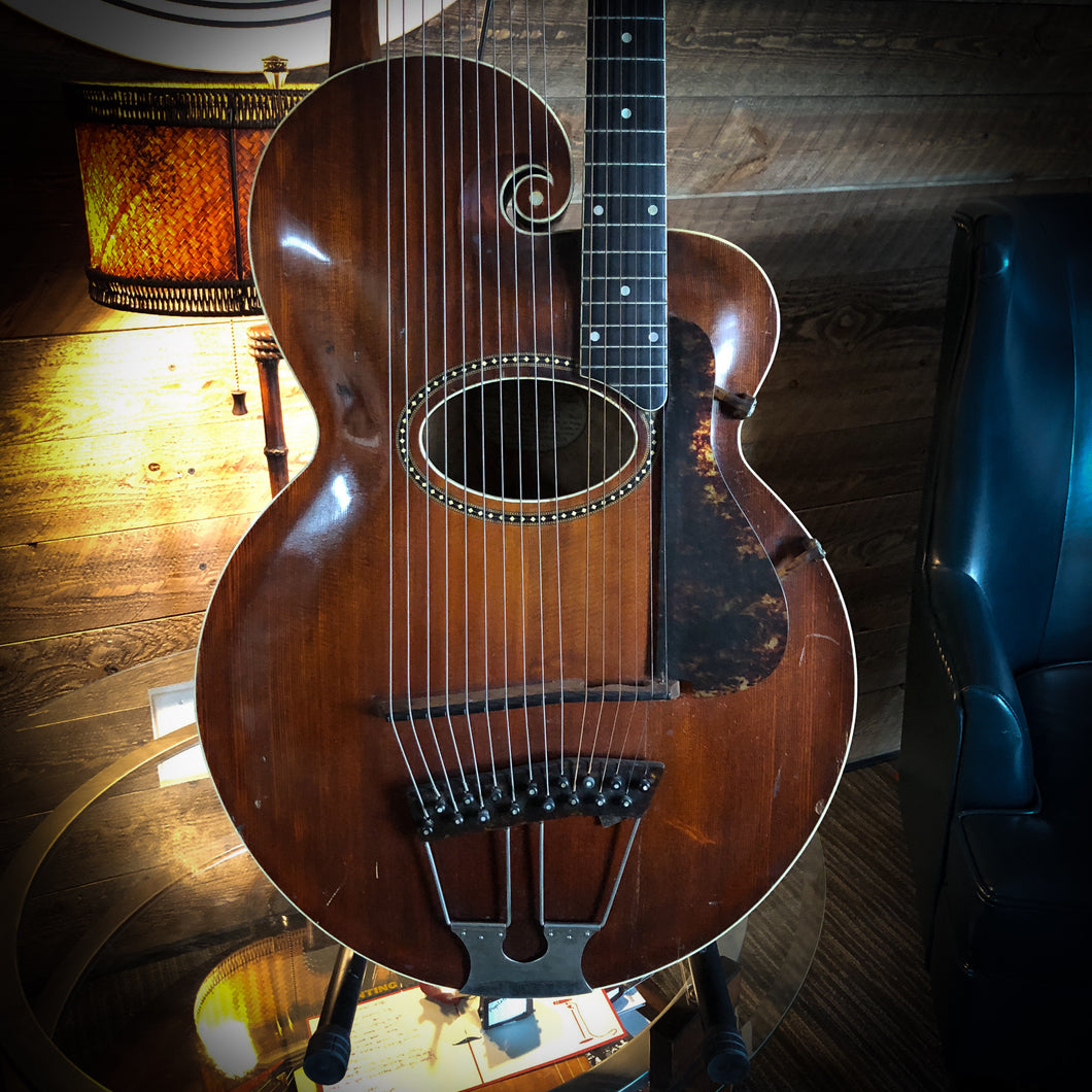 Gibson  U-1 Harp guitar  1917 Burst