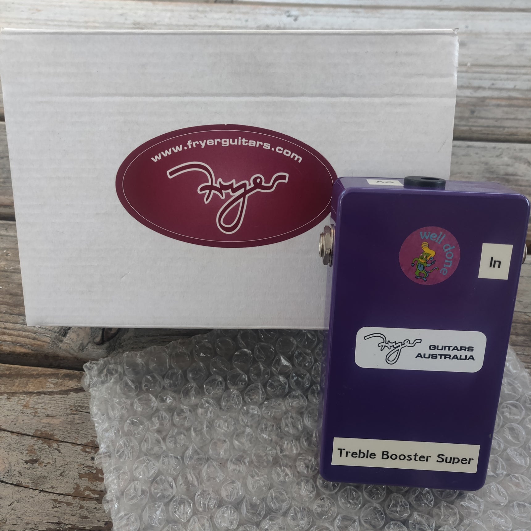 Fryer Brian May Treble Booster Super 2016 Purple W/Stickers