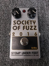 Load image into Gallery viewer, Stomp Under Foot Society Of Fuzz 2016   #7  Silver w/Graphics
